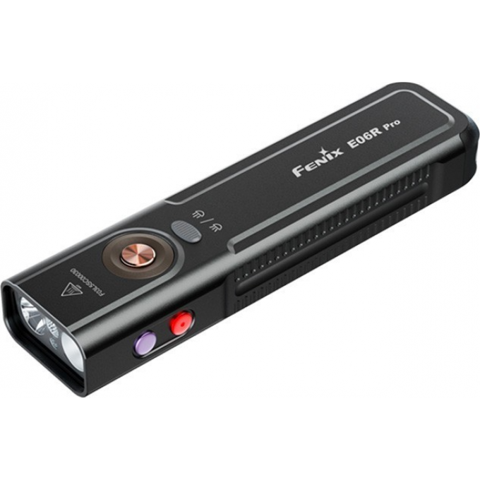 Фонарь FENIX E06R Pro черный 1600 люмен + Подарок E06RPRObk