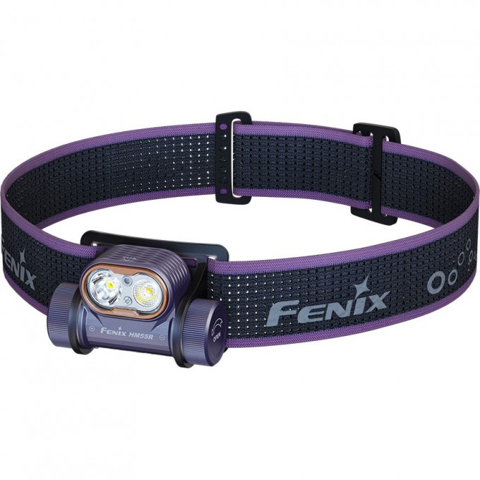 Налобный фонарь FENIX HM55R пурпурный + Подарок HM55Rpu